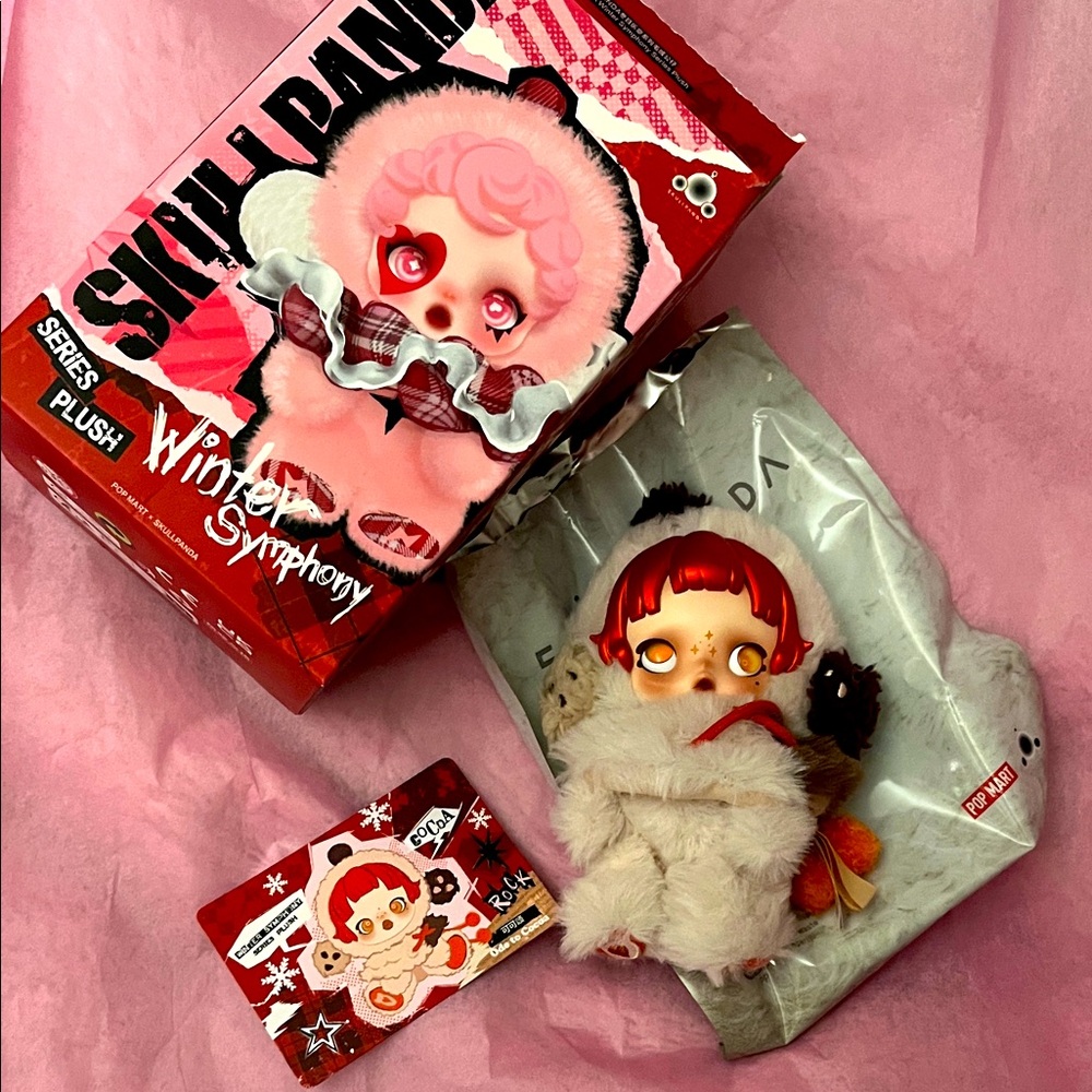 Popmart Winter Symphony Skull Panda Ode to Cocoa